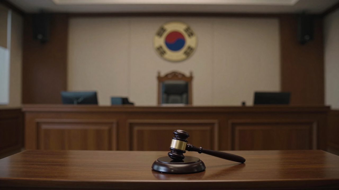 법정 내부 판사석