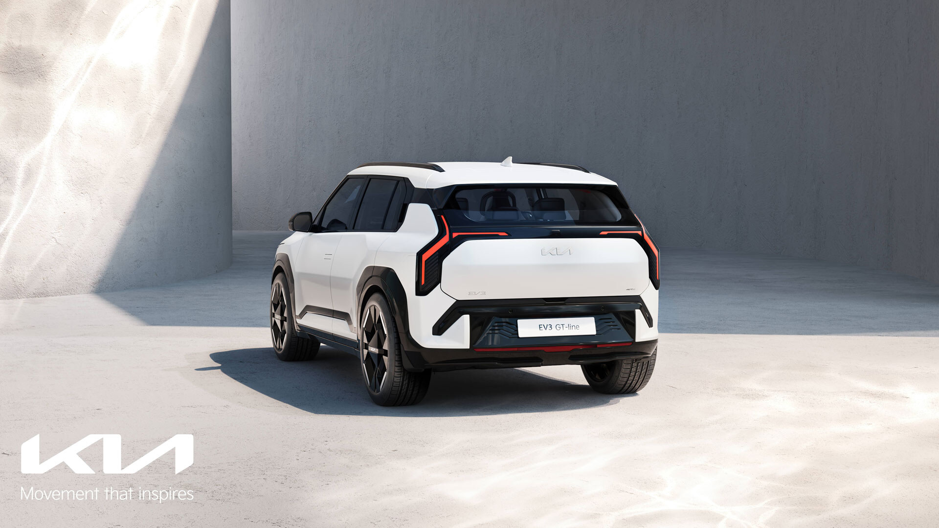 기아 EV3 소형 전기 SUV 후면 디자인
